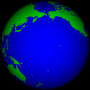 earth orthographic